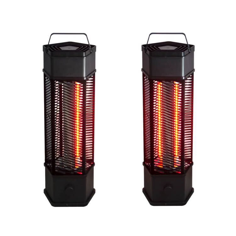 Flame effect heater