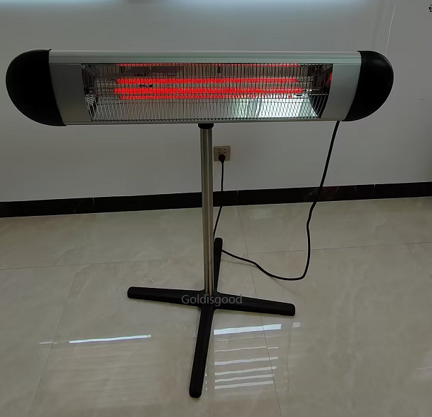 Freestanding fireplace heater